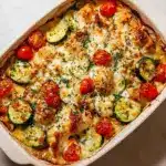Mediterranean Chicken Zucchini Bake Recipe
