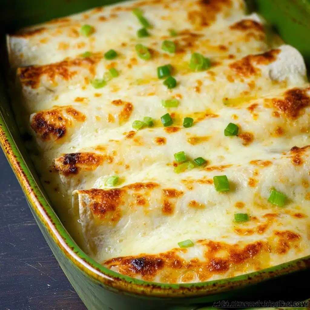 White Chicken Enchiladas Recipe - Recipe Image