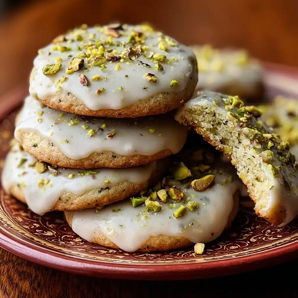 Delicious Pistachio Shortbread Cookies Recipe - Recipe Image