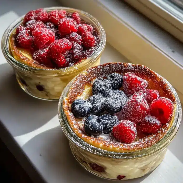 Baked Protein Pancake Bowls Recipe