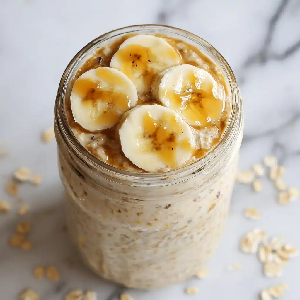 Peanut Butter Banana Overnight Oats Recipe