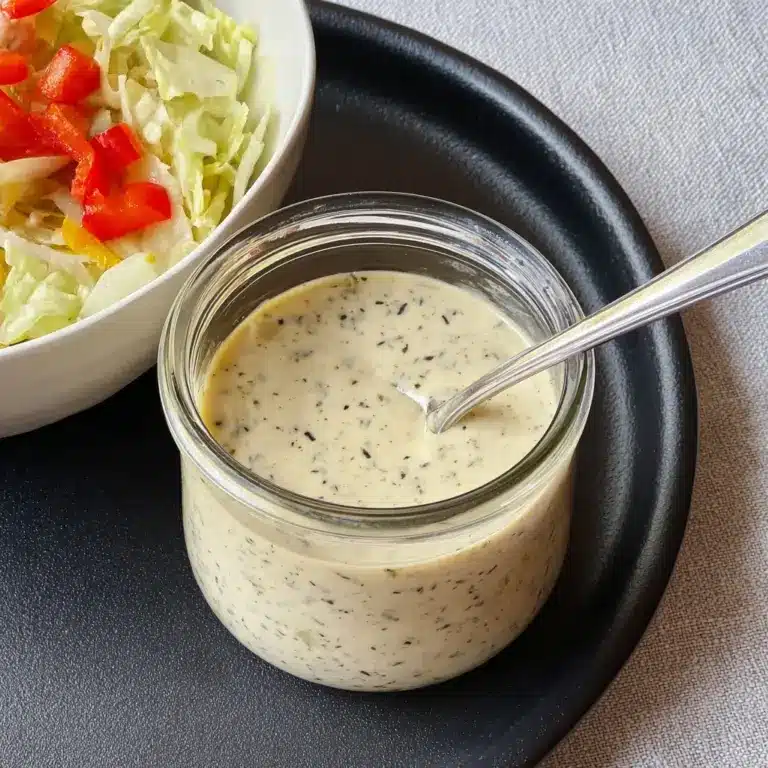 Easy Homemade Creamy Italian Salad Dressing Recipe