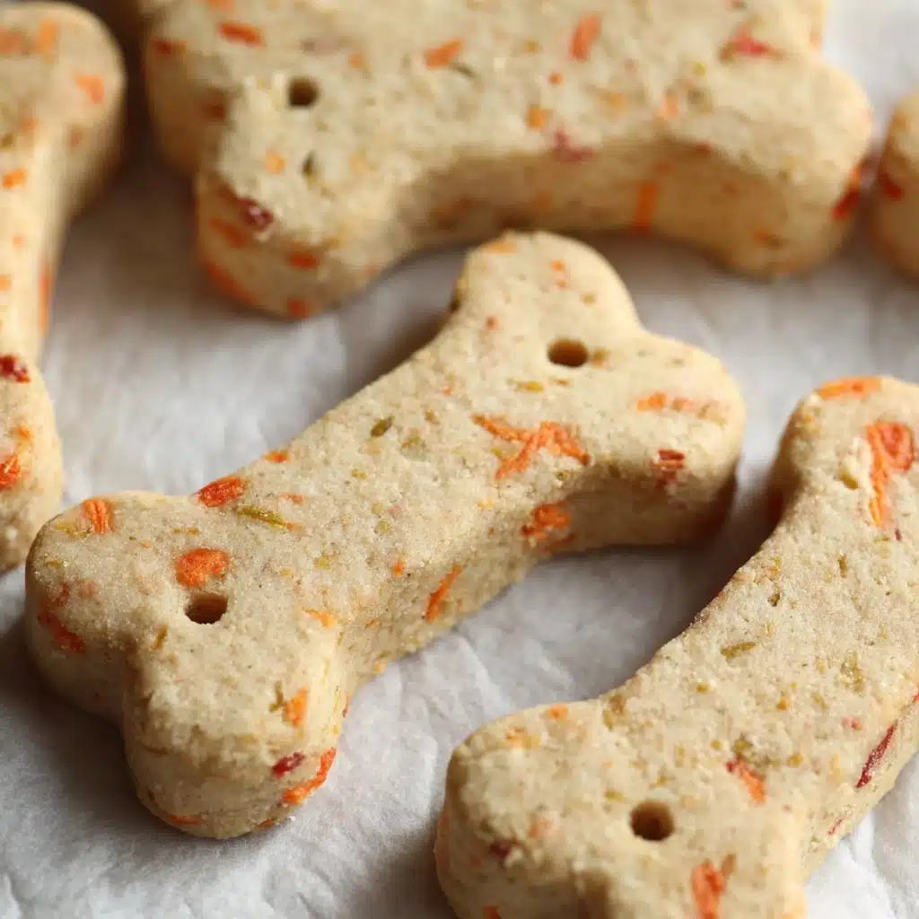 Easy Carrot Apple Crunchies for Dogs
