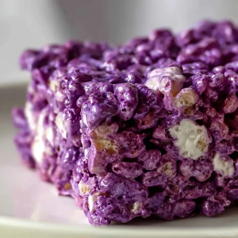 Ube Rice Krispies