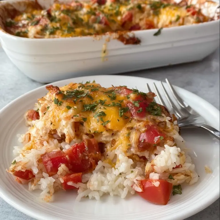 Mexican Chicken Rice Casserole