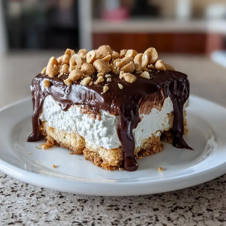 Cottage Cheese & Peanut Butter Snickers Dessert Recipe