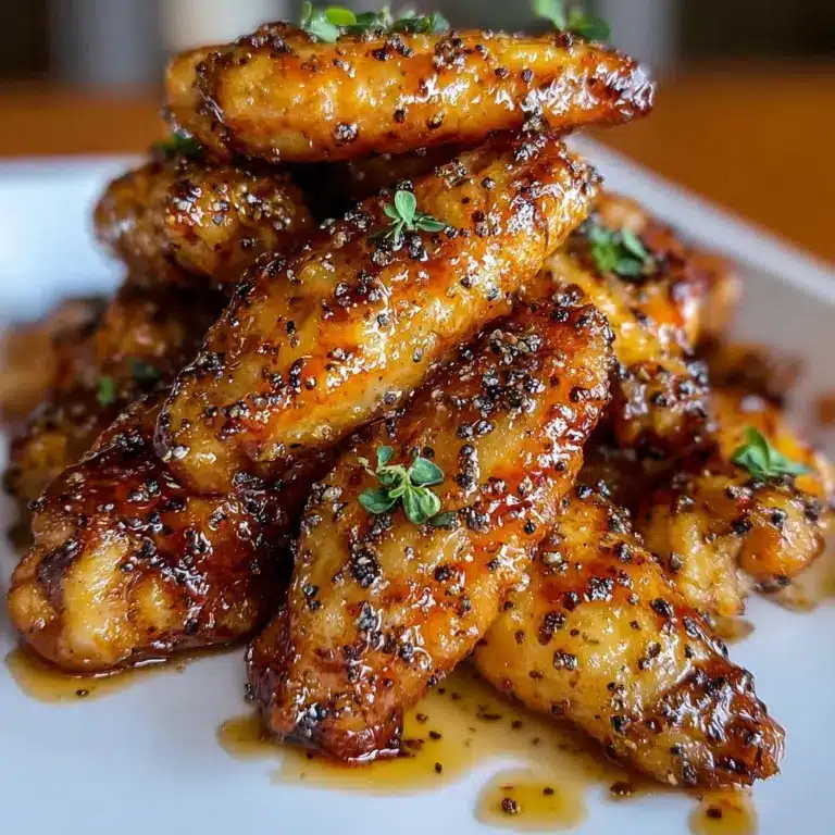 Air Fryer Honey Butter Garlic Chicken Tenders Recipe
