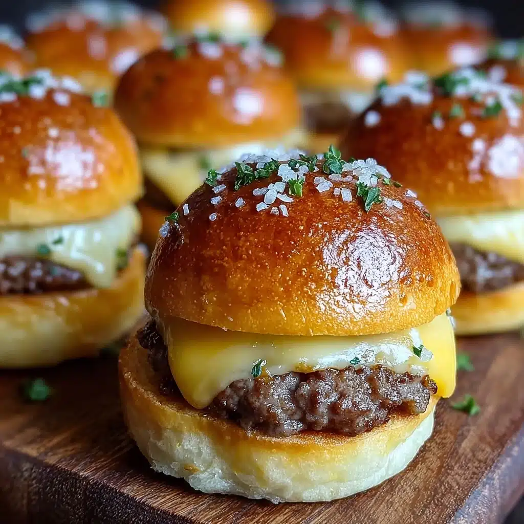 Garlic Parmesan Cheeseburger Bombs Recipe