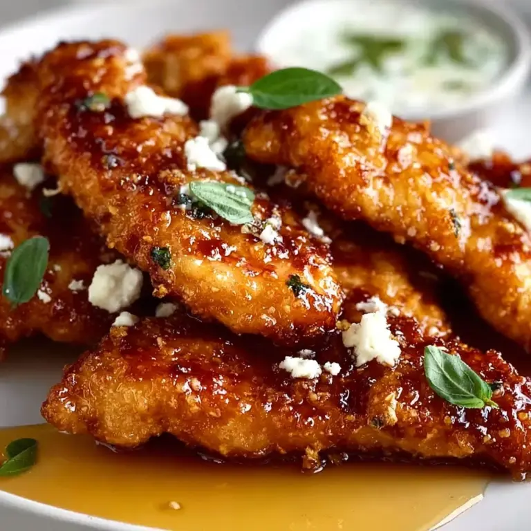 Crispy Hot Honey Feta Chicken Recipe