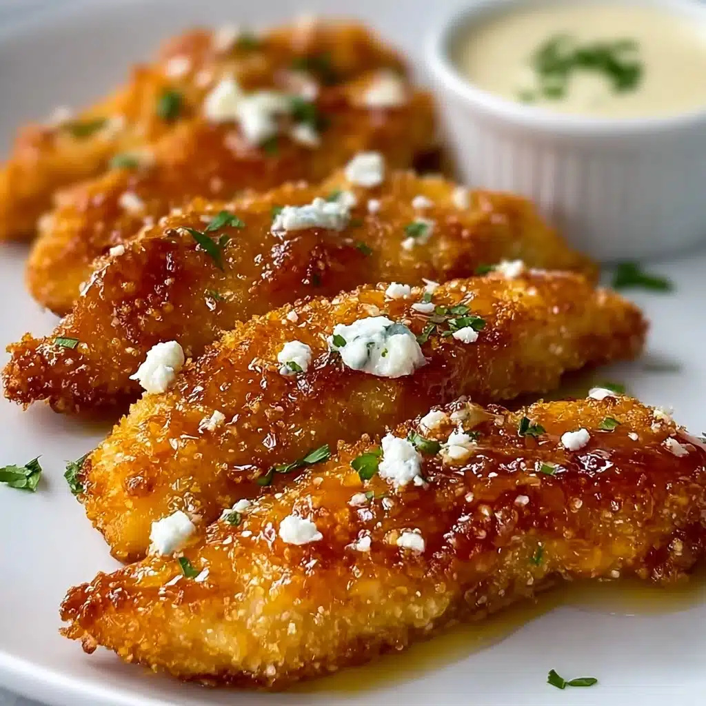 Crispy Hot Honey Feta Chicken Recipe - Recipe Image