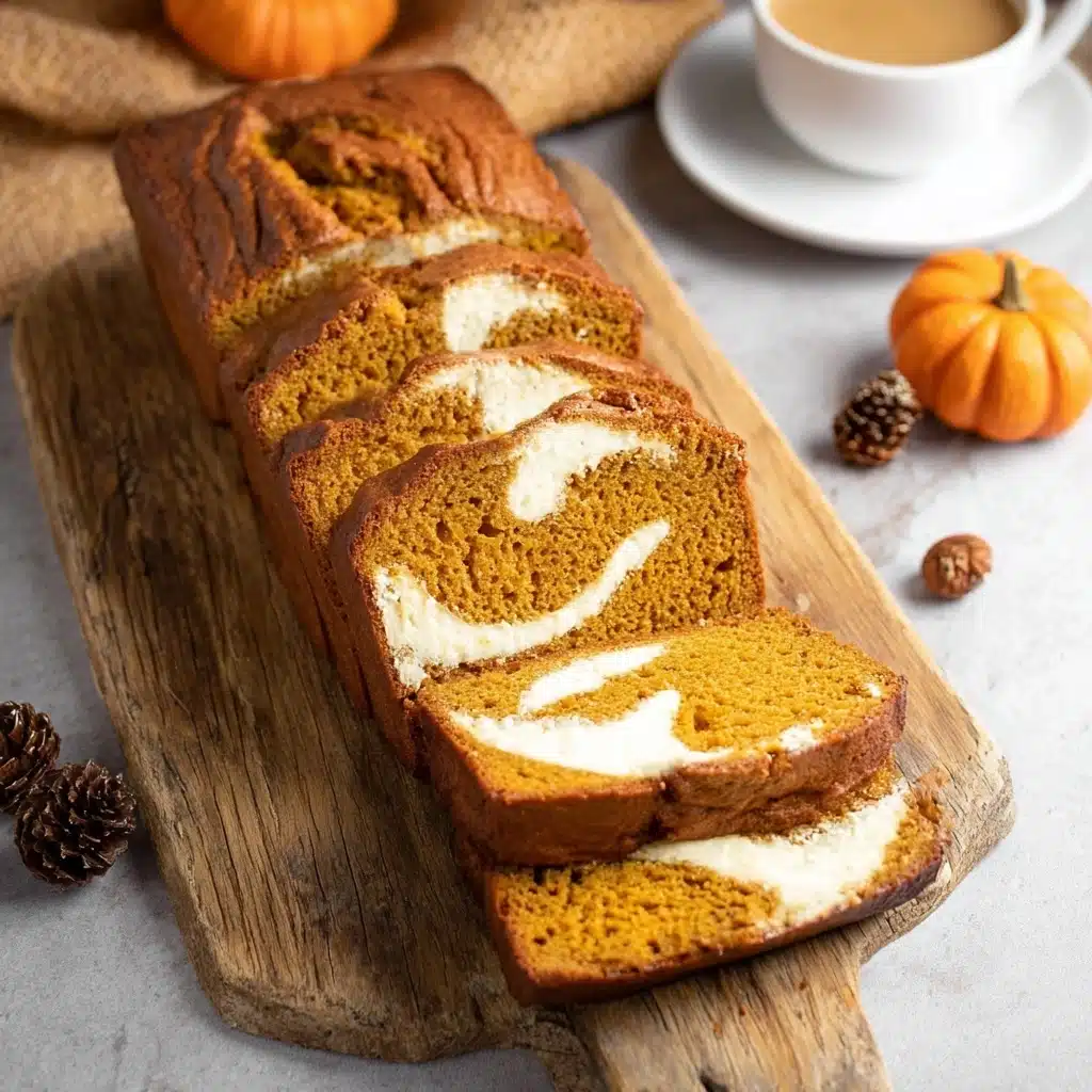 Pumpkin Bread with Cream Cheese Swirl Recipe