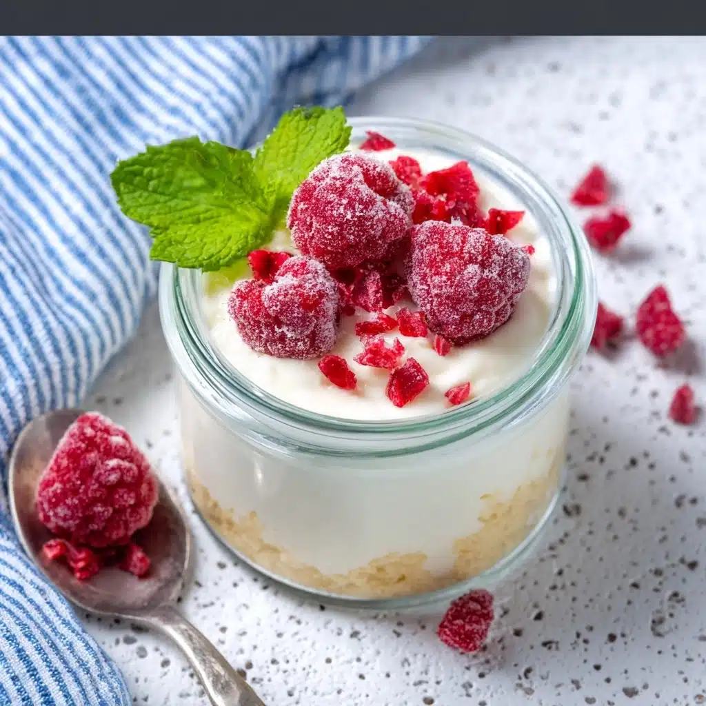 Raspberry Cheesecake Overnight Oats Recipe