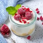 Raspberry Cheesecake Overnight Oats Recipe