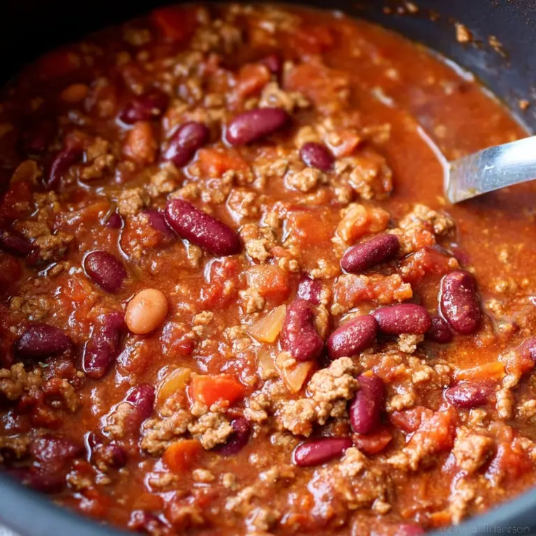 Crockpot Chili Recipe