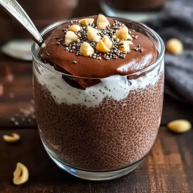 Chocolate Peanut Butter Chia Pudding Recipe