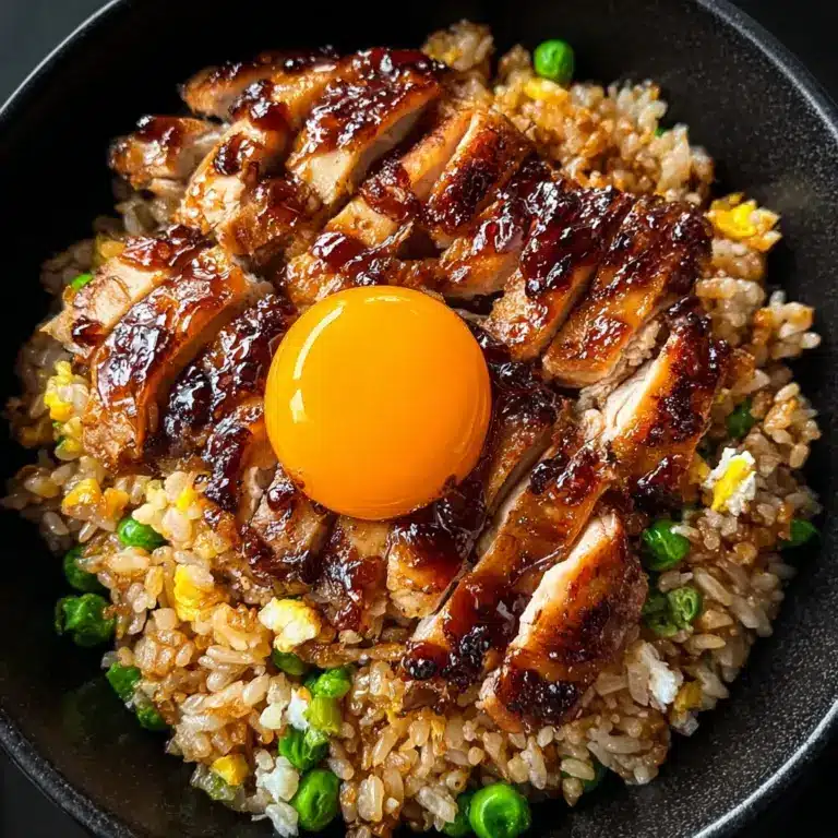 Easy Japanese BBQ Chicken Fried Rice Recipe