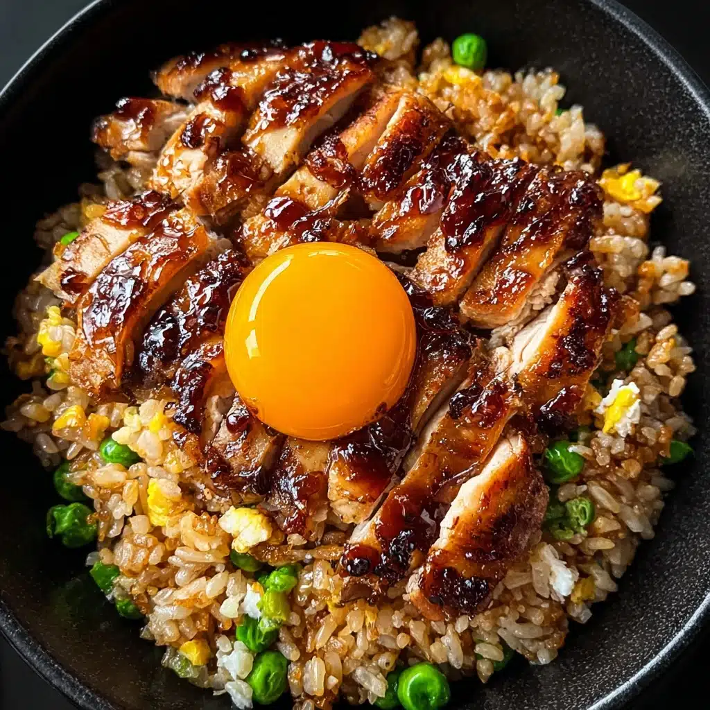 Easy Japanese BBQ Chicken Fried Rice Recipe
