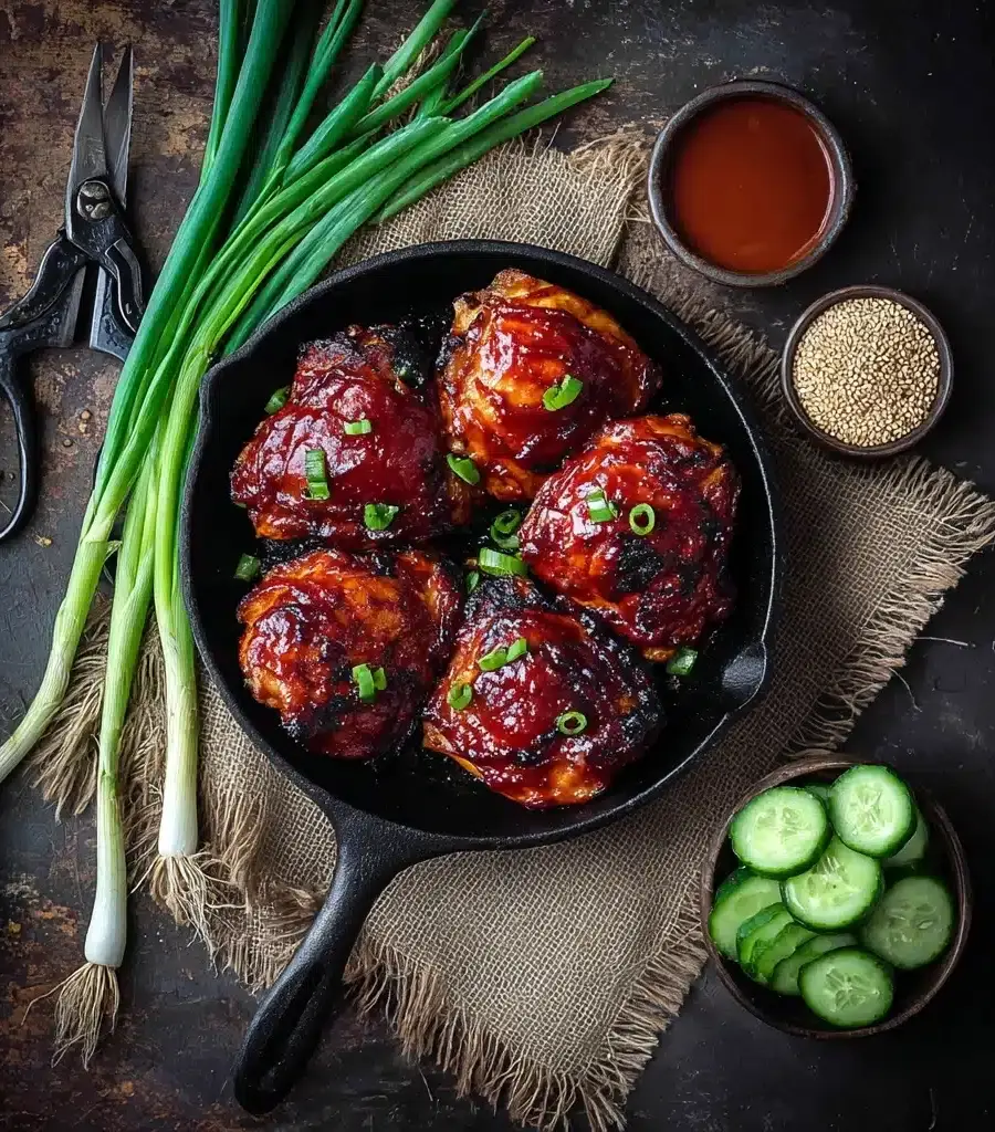 Sticky Gochujang-Honey Chicken Recipe
