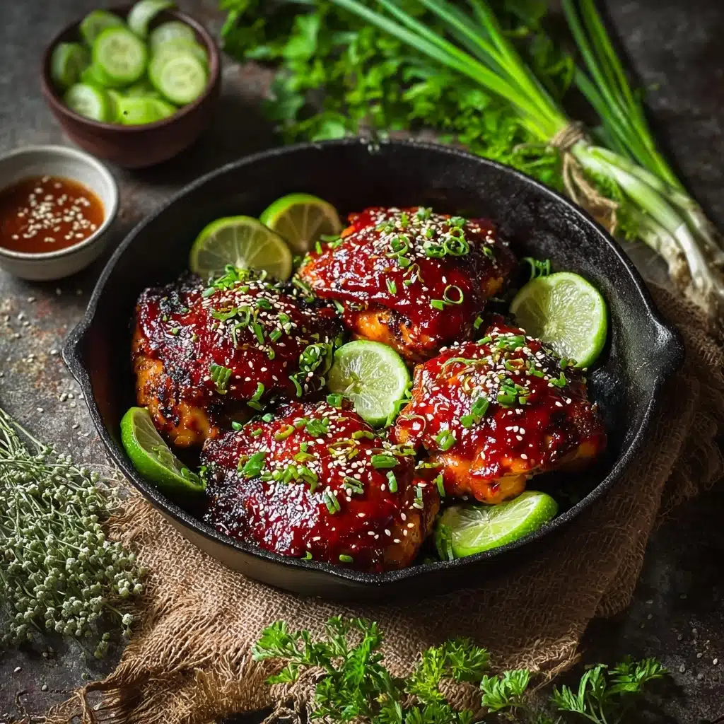 Sticky Gochujang-Honey Chicken Recipe - Recipe Image