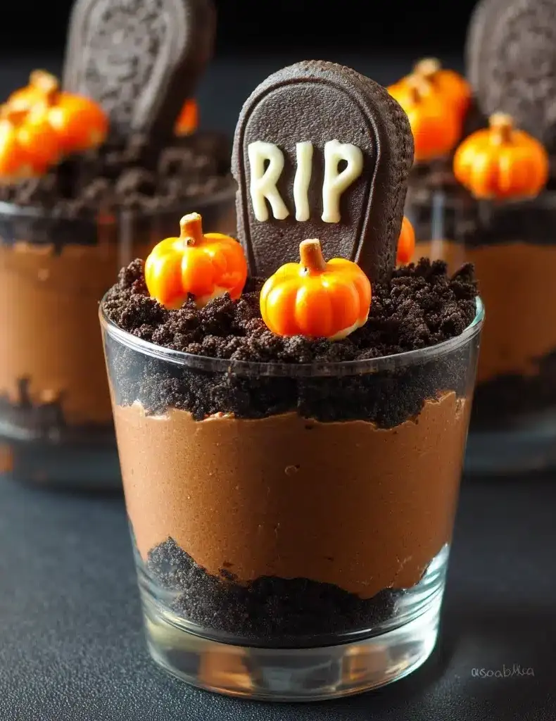 Vegan Halloween Pudding Cups Recipe