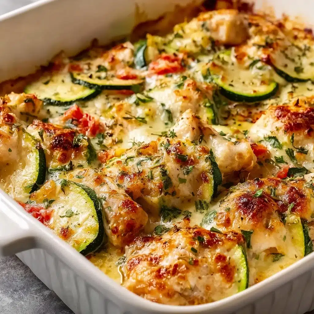 Mediterranean Chicken Zucchini Bake Recipe - Recipe Image