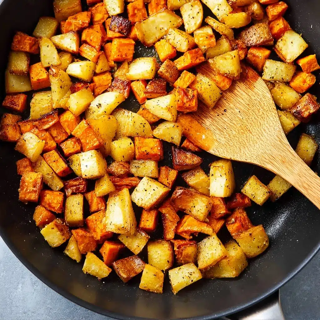 Sweet Potatoes and Apples with Cinnamon and Maple Recipe - Recipe Image