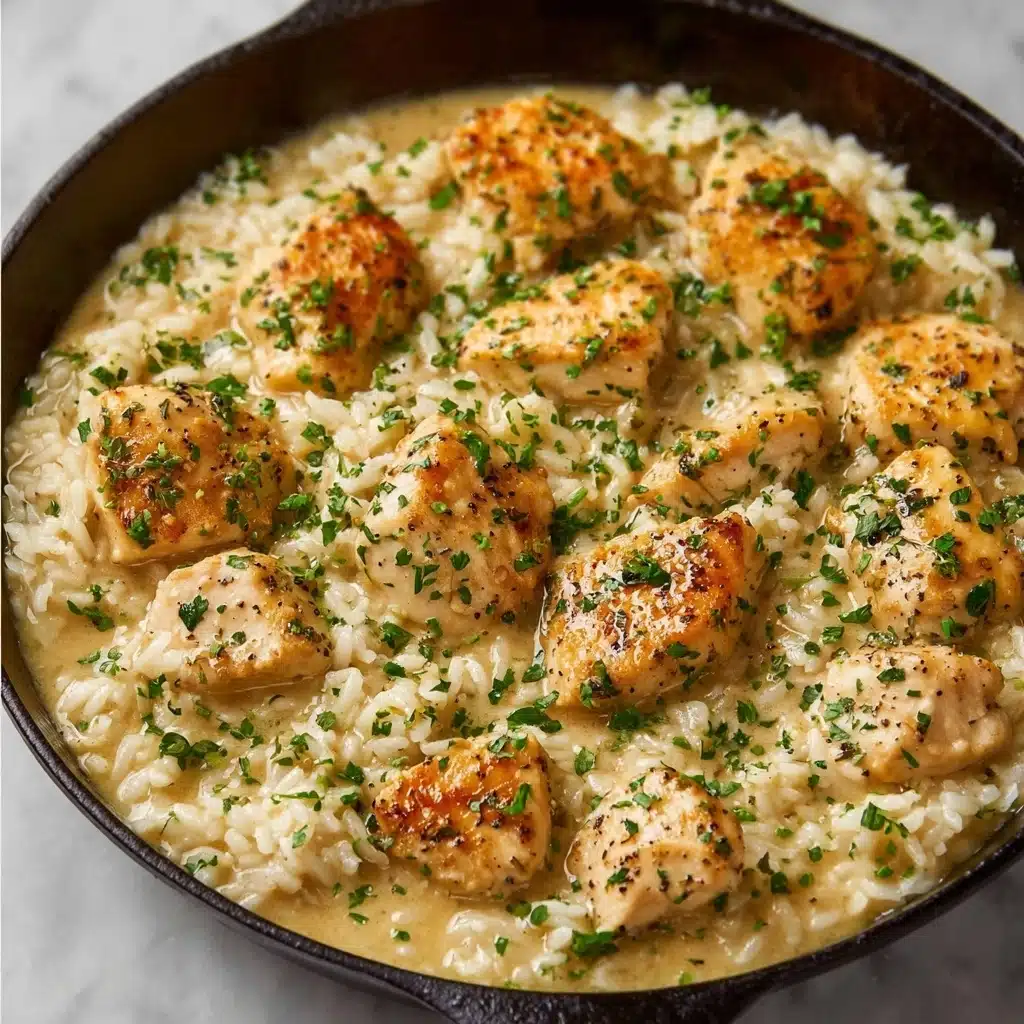 Creamy Herb Chicken & Basmati Rice Recipe - Recipe Image