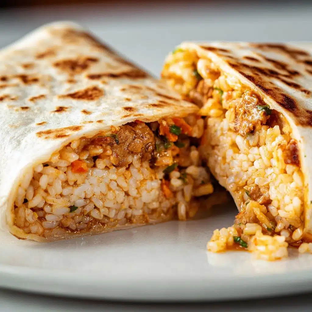 Cheesy Ground Chicken and Rice Burritos Recipe - Recipe Image