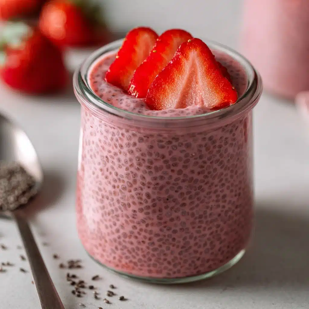 Strawberry Chia Seed Pudding with Coconut Milk Recipe