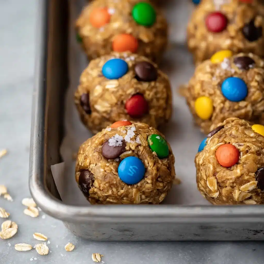 Quick Monster Cookie Protein Balls - Recipe Image