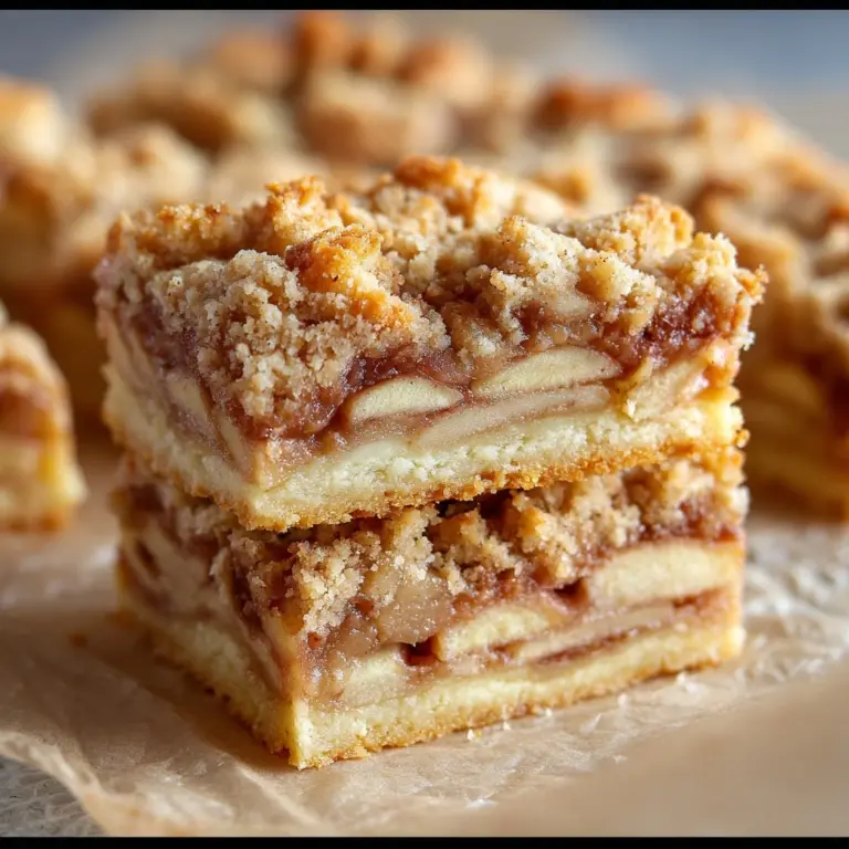 Easy Apple Crisp Bars Recipe
