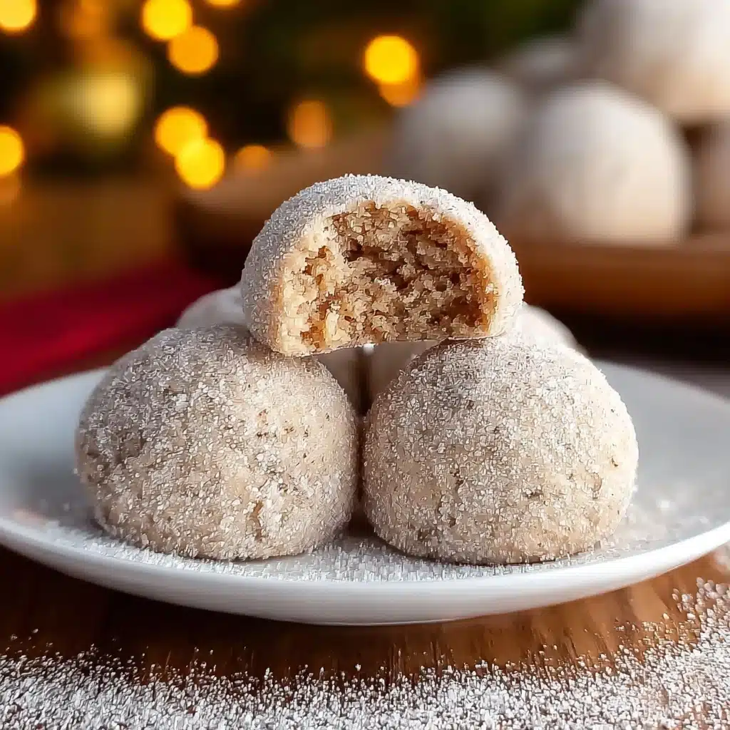 Cinnamon Sugar Snowball Cookies Recipe - Recipe Image