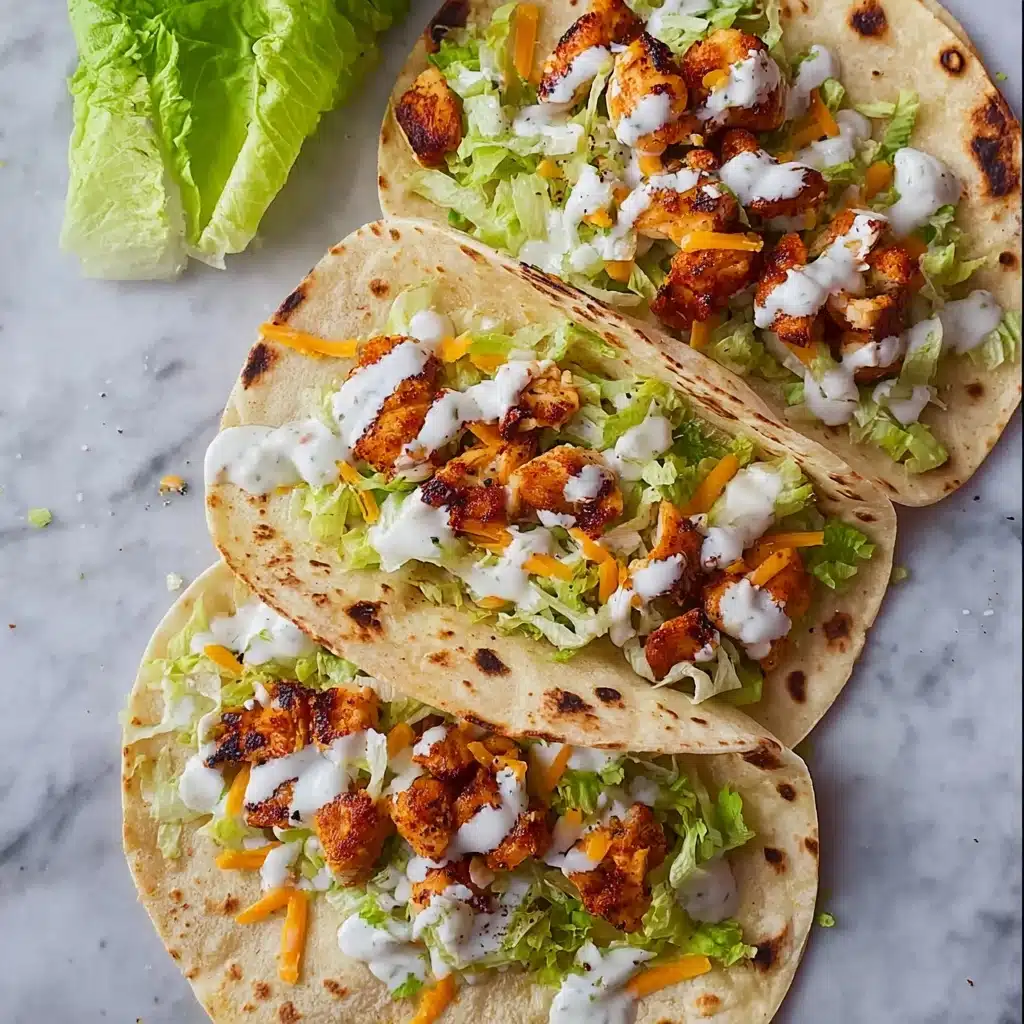 crispy chicken ranch snack wrap Recipe - Recipe Image