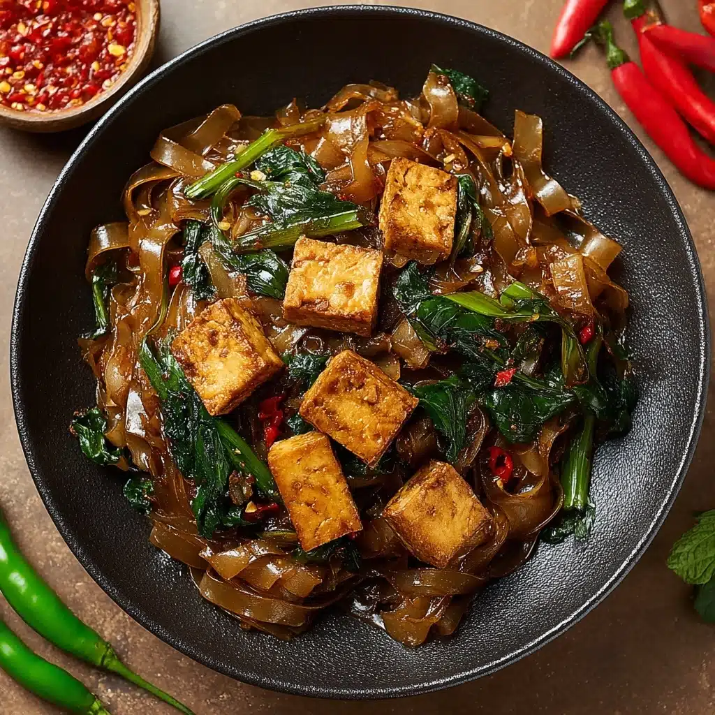 Street Style Thai Drunken Noodles Recipe - Recipe Image