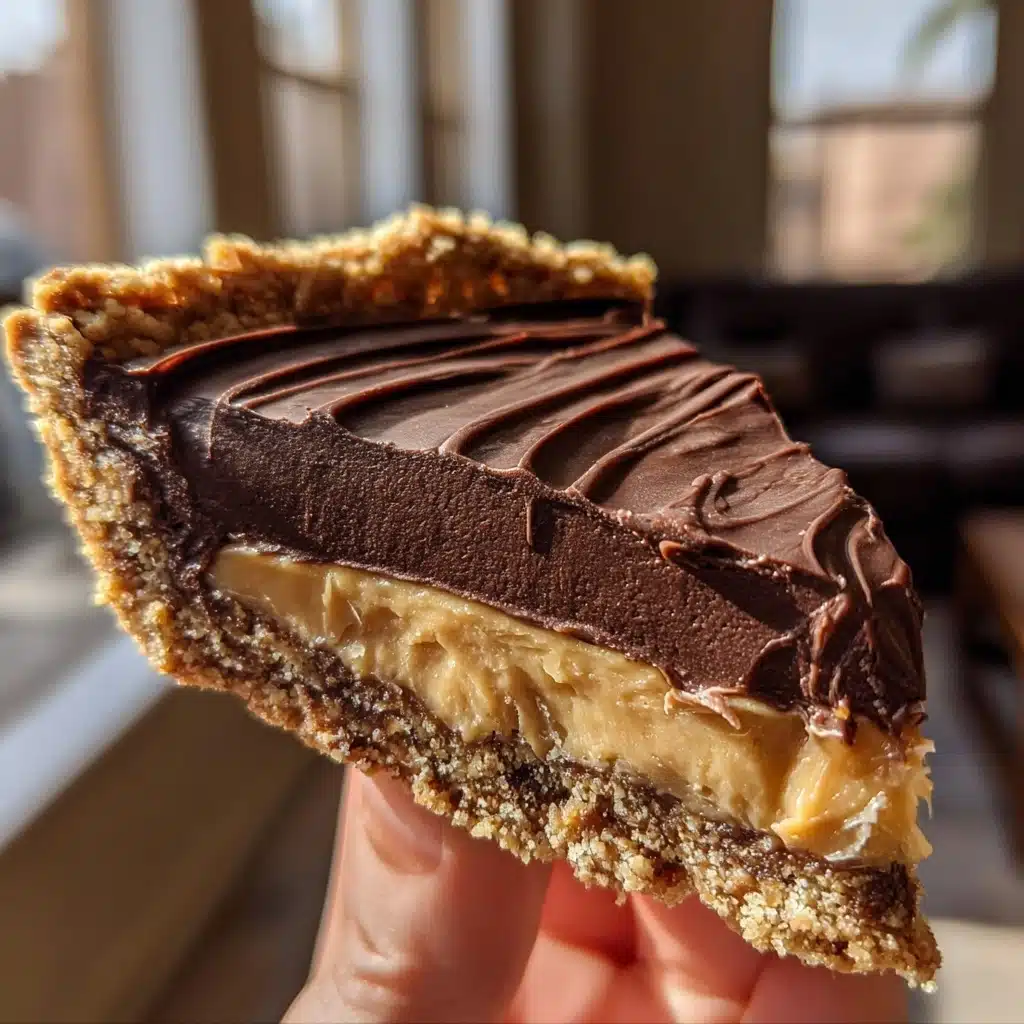 No-Bake Chocolate Peanut Butter Pie Recipe - Recipe Image