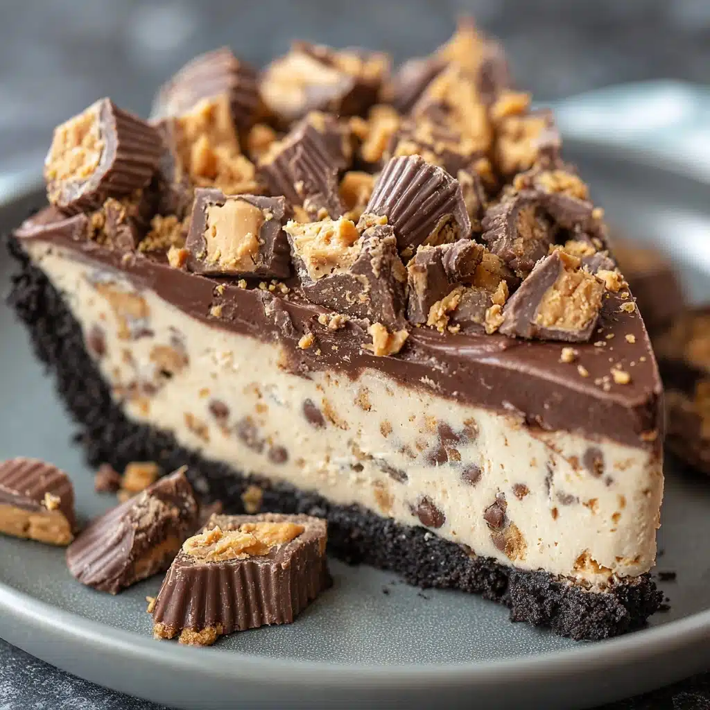 Giant Reese’s Peanut Butter Cup Pie  - Recipe Image