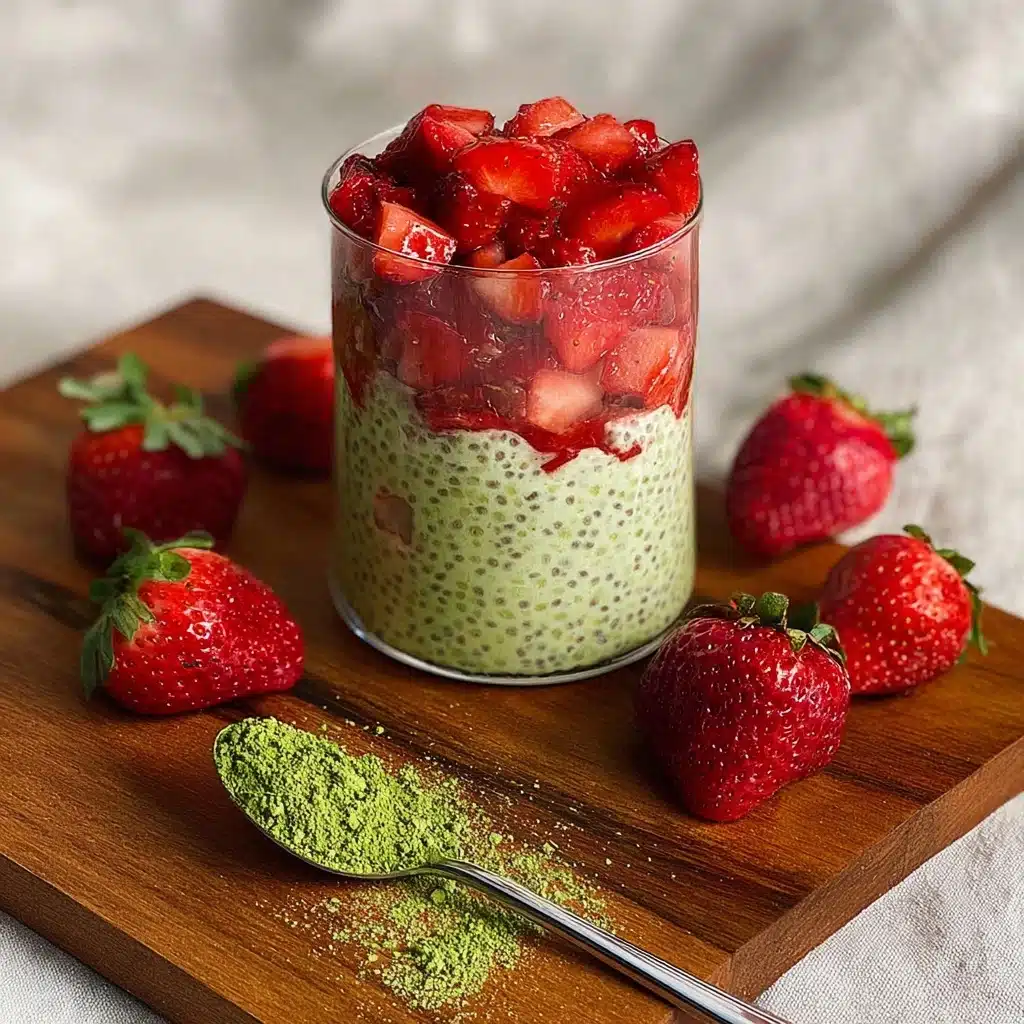 Strawberry Matcha Overnight  - Recipe Image