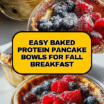 Baked Protein Pancake Bowls Recipe
