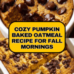 Pumpkin Baked Oatmeal Recipe