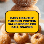 Healthy Pumpkin Protein Balls Recipe