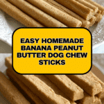 Banana and Peanut Butter Chew Sticks for Dogs Recipe