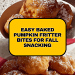 Baked Pumpkin Fritter Bites Recipe