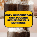 Gingerbread Chia Pudding Recipe