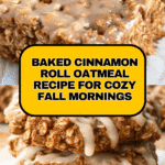 Cinnamon Roll Oatmeal Recipe