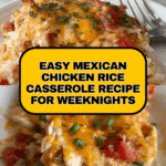 Mexican Chicken Rice Casserole