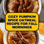 Pumpkin Spice Oatmeal Recipe