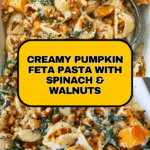Pumpkin Feta Pasta Recipe