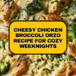Cheesy Chicken Broccoli Orzo Recipe