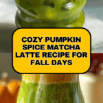 Pumpkin Spice Matcha Latte Recipe