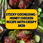 Sticky Gochujang-Honey Chicken Recipe